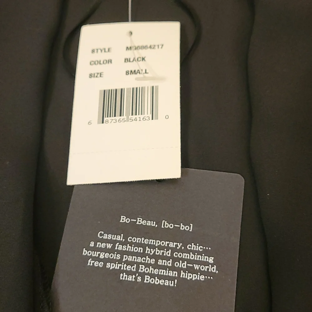 Bobeau light weight draped jacket. Black size small - Picture 5 of 9